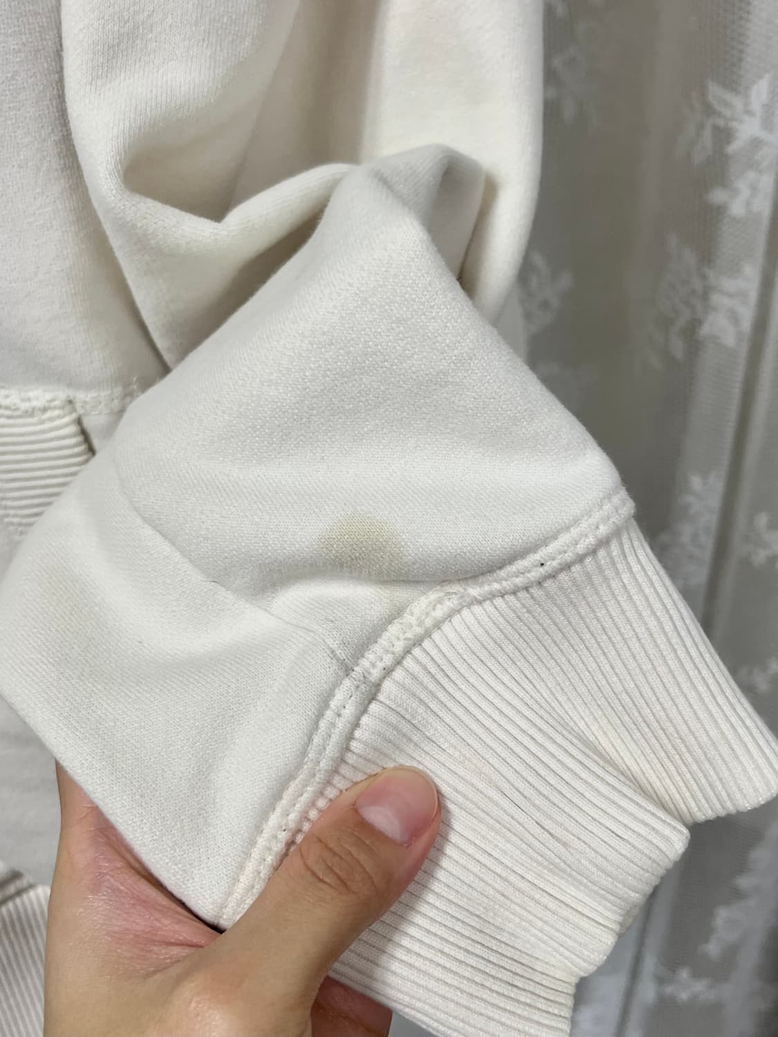 85) LA 다저스 퍼 후드 집업 아이보리 상품이미지6