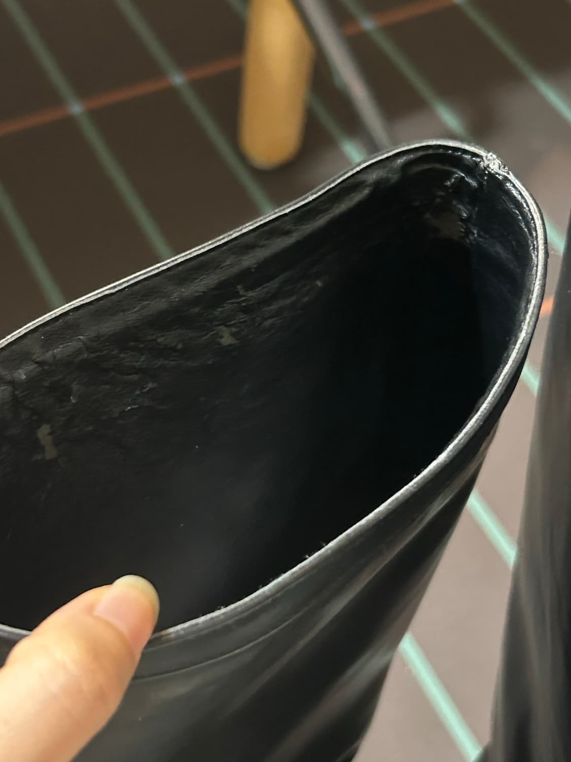 nuus 블랙 롱부츠 240 상품이미지7