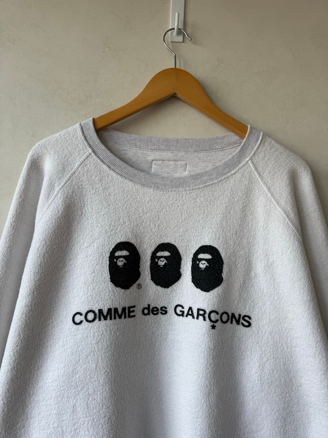 베이프 x CDG 양면 맨투맨 상품이미지6