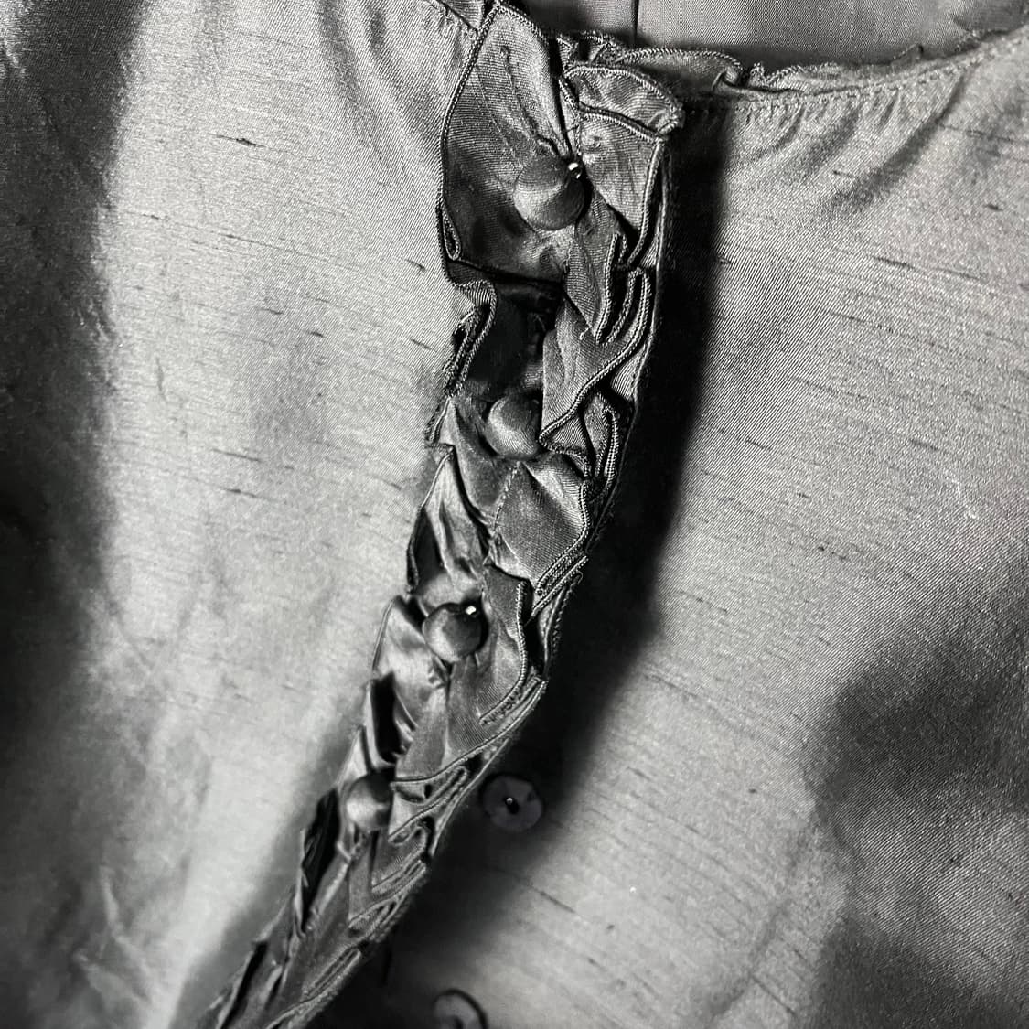 [FRAGILE] 빈티지 프릴 퍼프 스냅 블라우스 상품이미지5