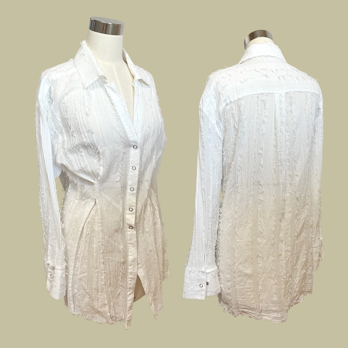 보헤미안서울 22시즌 그런지 롱 셔츠 상품이미지2