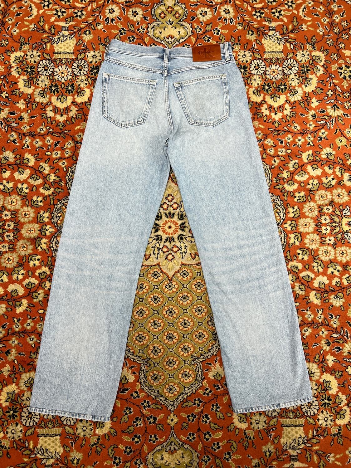 [28] 캘빈클라인 90s 스트레이트 연청 데님팬츠 상품이미지2