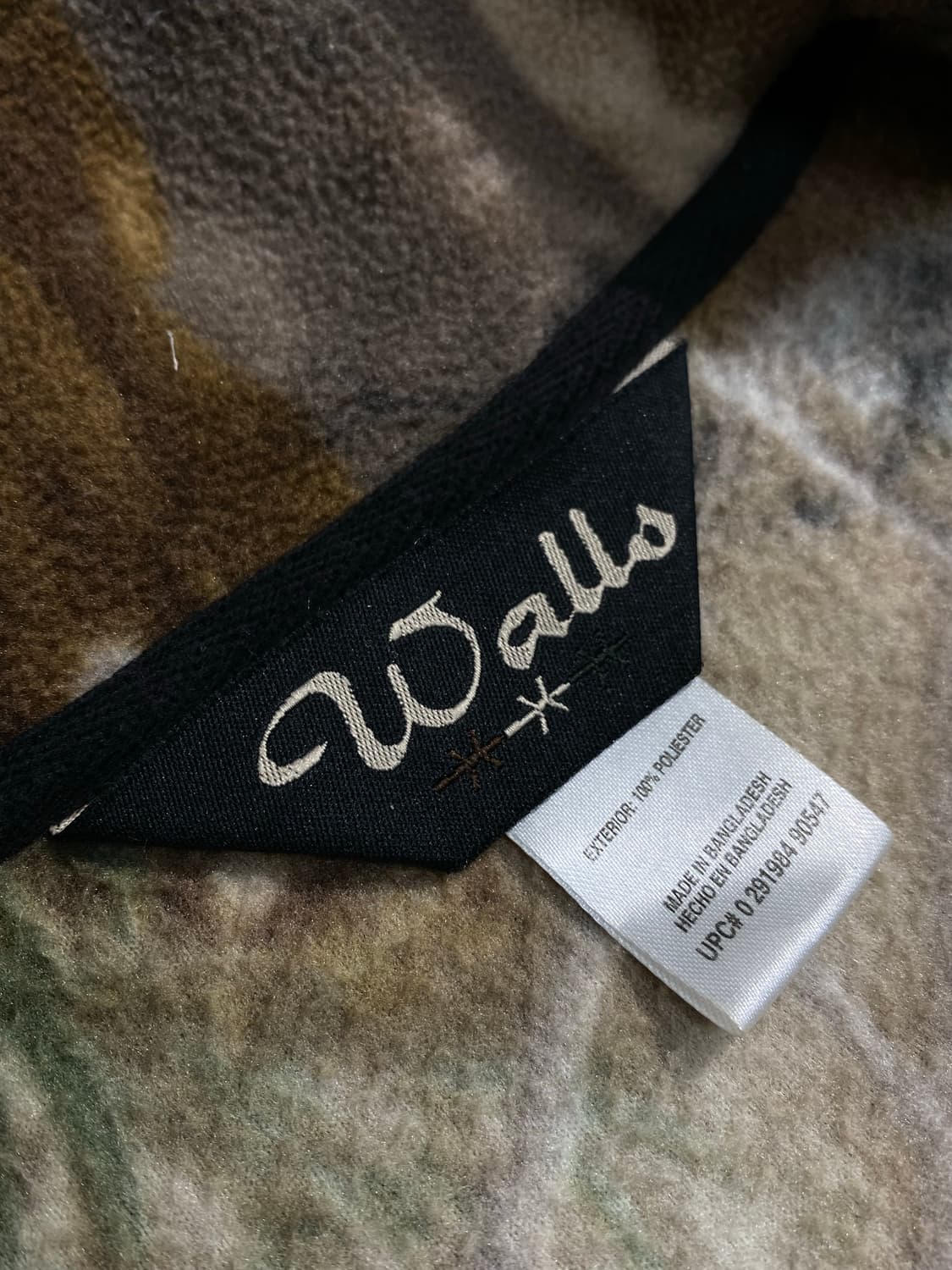 [L] Wallo 리얼트리 패턴 플리스 집업 자켓 상품이미지7