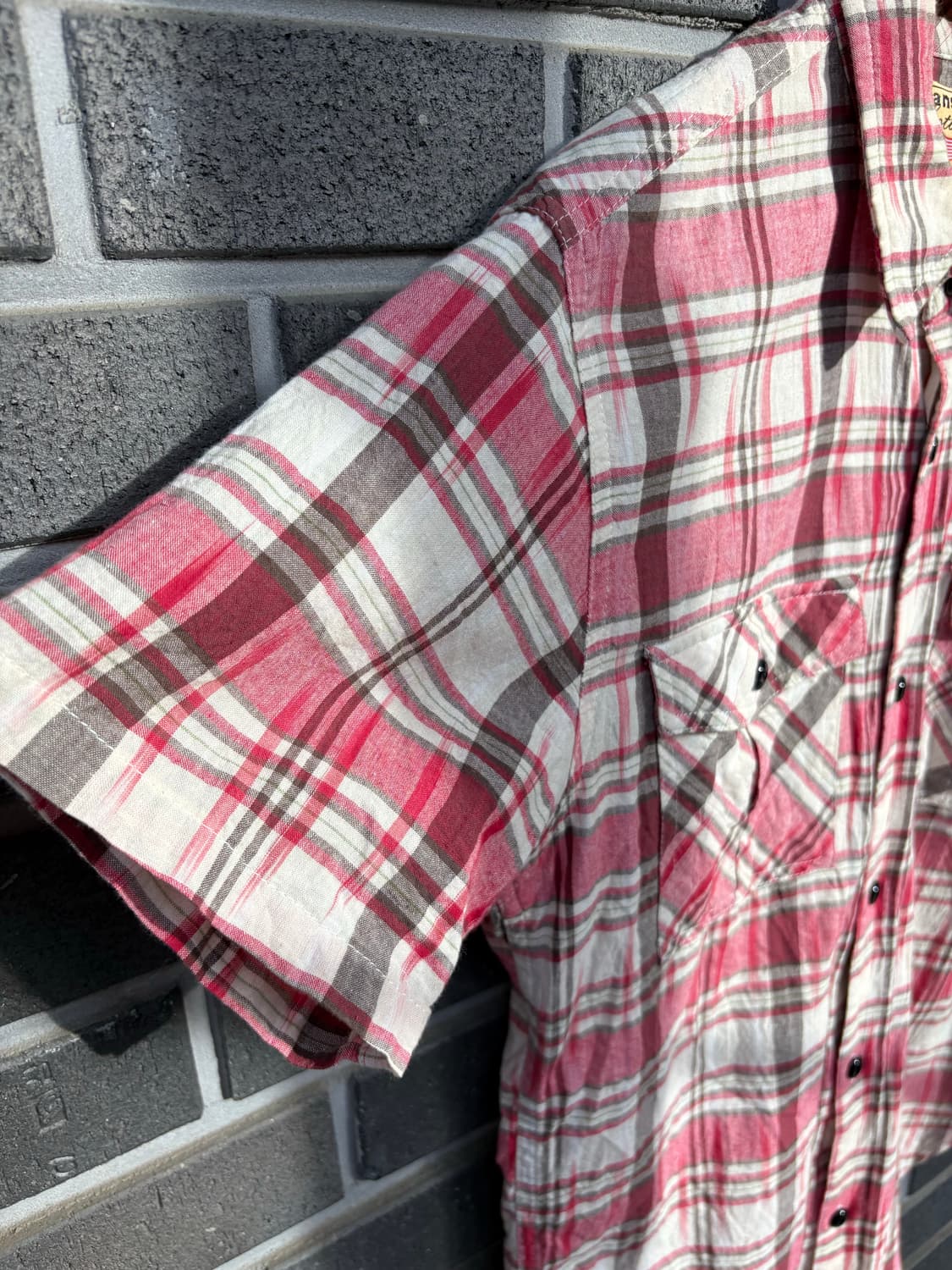 밴슨 핑크 스컬 반팔셔츠 상품이미지9