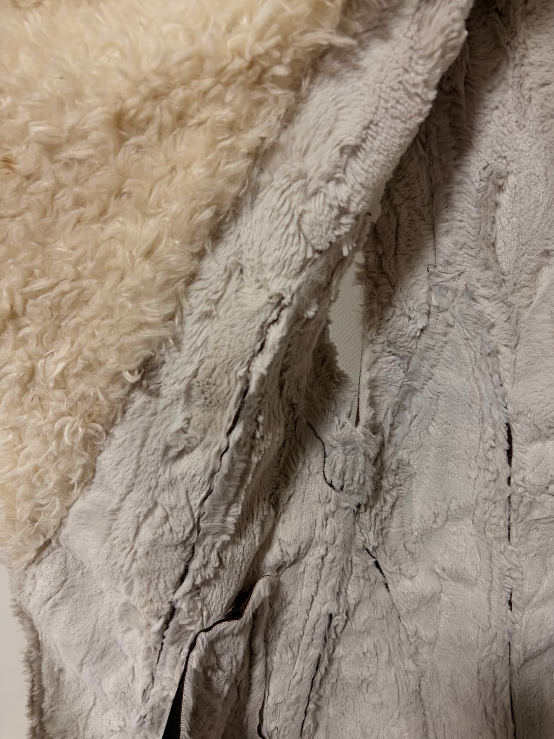 빈티지 스웨이드 퍼 베스트 상품이미지2