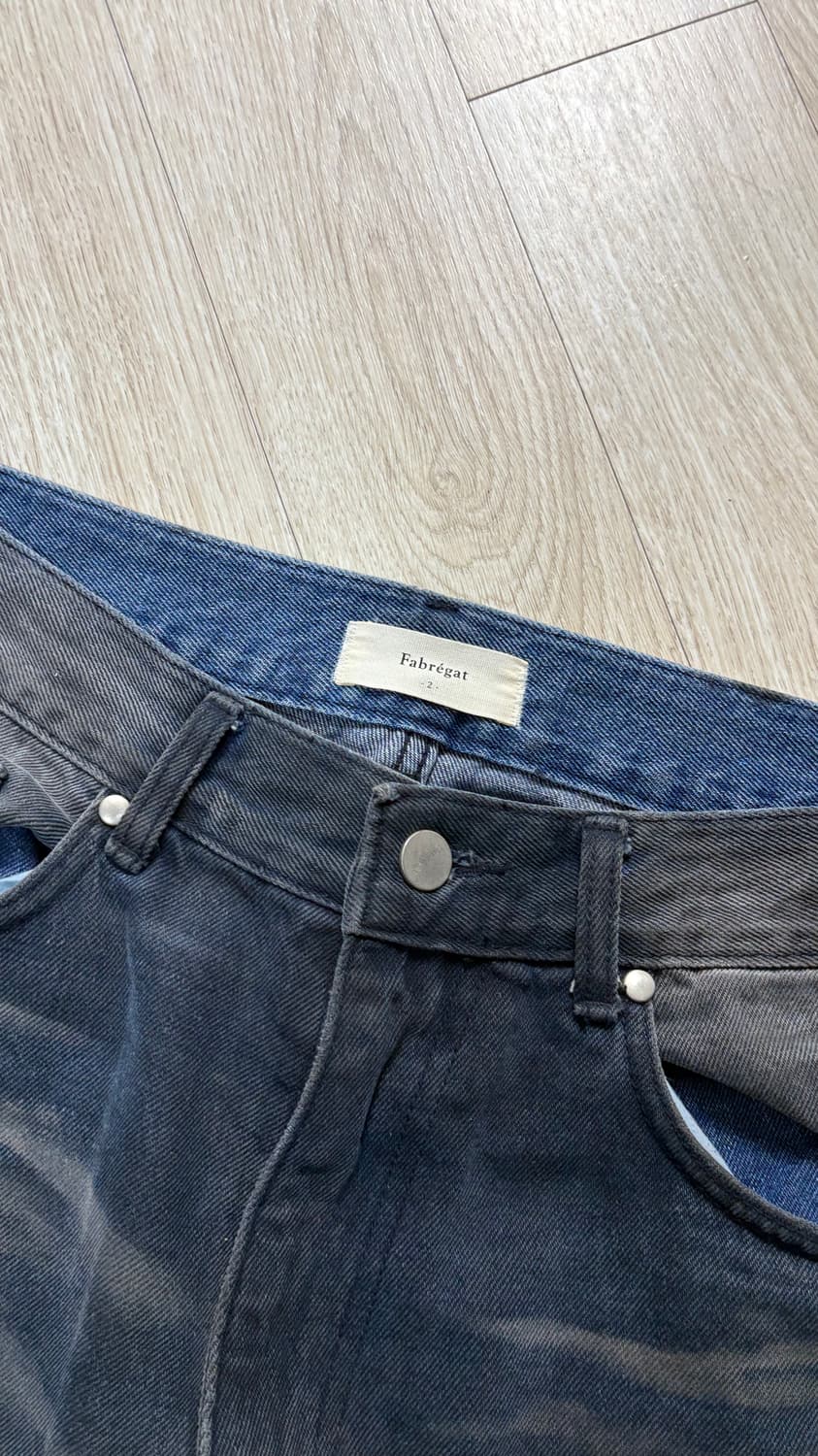 파브레가 더스트 스프레이 데님 팬츠 (더티 블랙) 상품이미지4