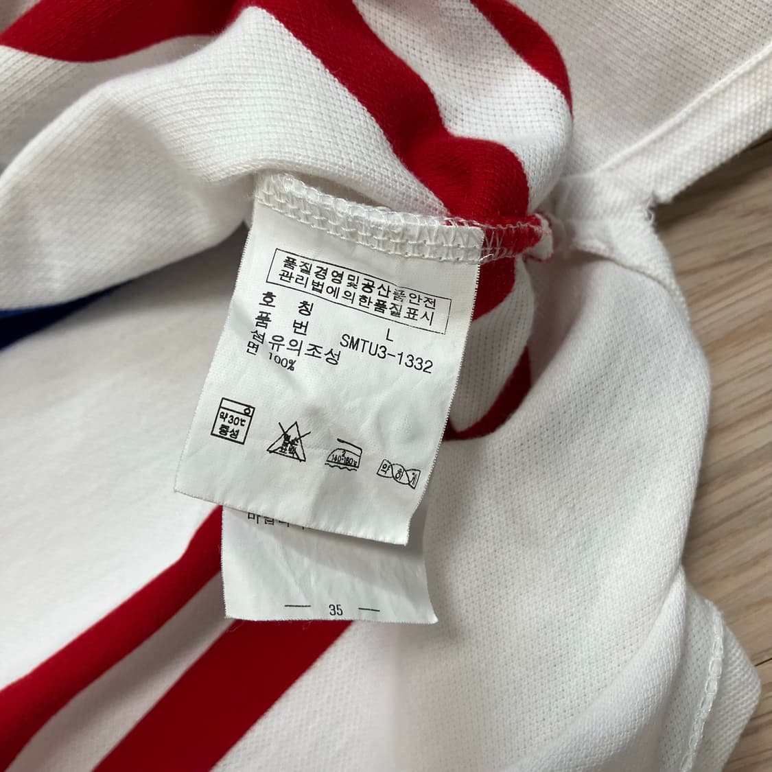 [Polo] 90s 폴로 랄프로렌 멀티 스트라이프 반팔 카라티 상품이미지7