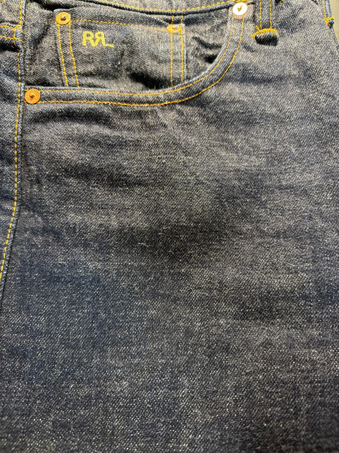 RRL 빈파포 원워시 데님 32*30 판매합니다. 상품이미지2