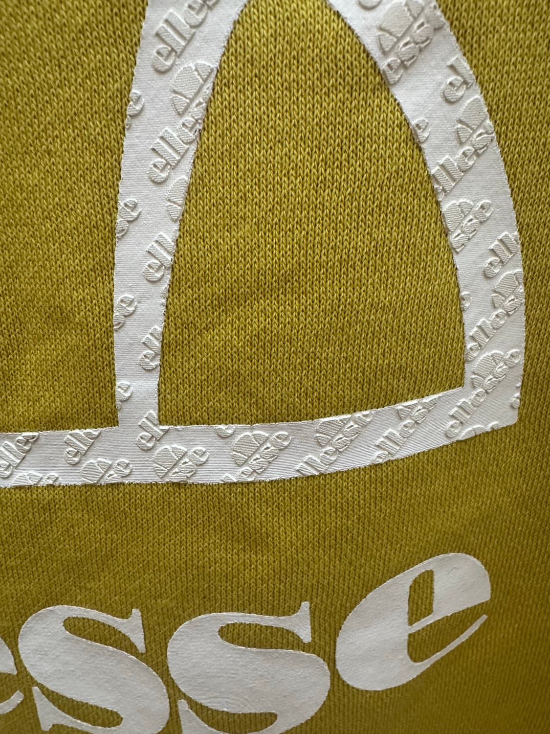 ellesse 로고 크루넥 맨투맨 (머스타드 옐로우) 상품이미지5