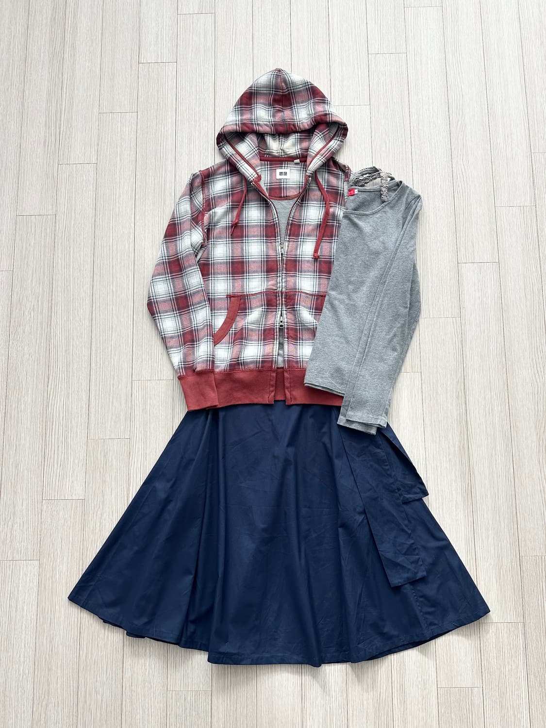 jpn 키치 스즈코 괴짜 레이어드 코디세트 상품이미지5