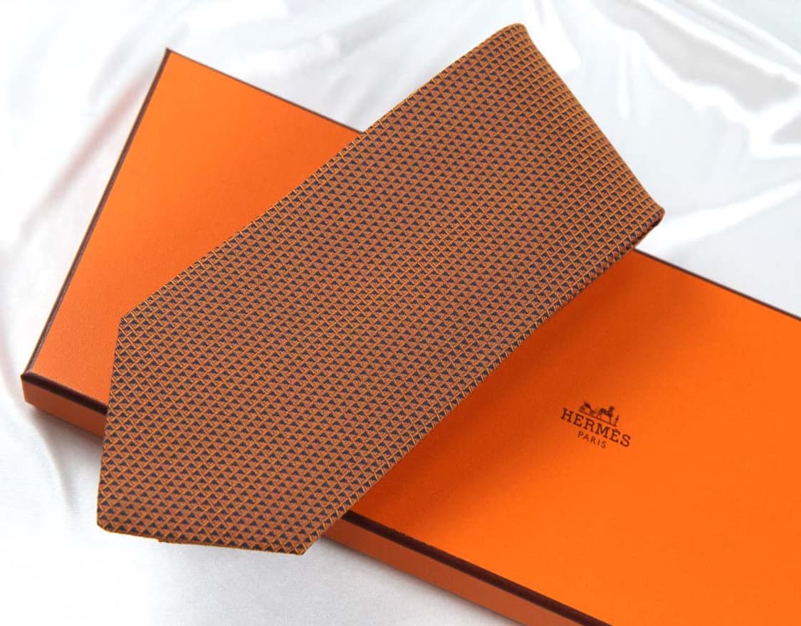 에르메스 9.1cm S등급 H모티브 신형 남자 명품 넥타이 상품이미지1