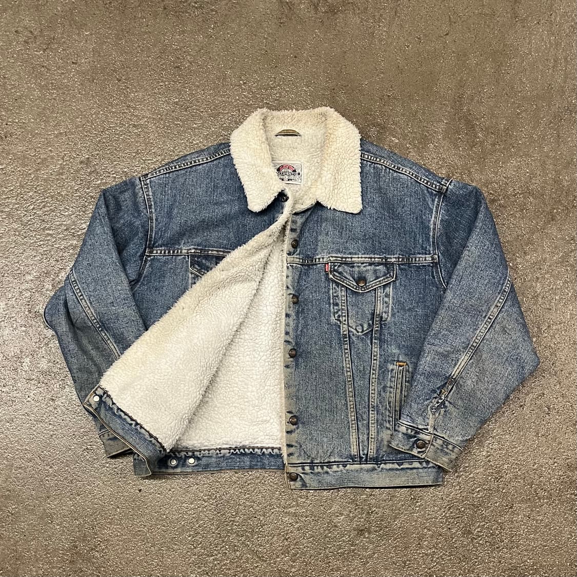 90s USA 리바이스 쉐르파 데님 자켓 (110) 상품이미지1