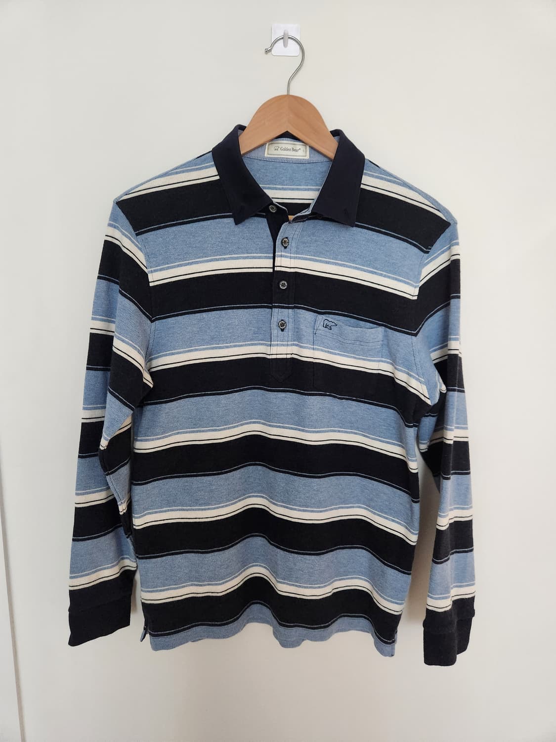 여자 골든베어 스트라이프 PK티 L 상품이미지1