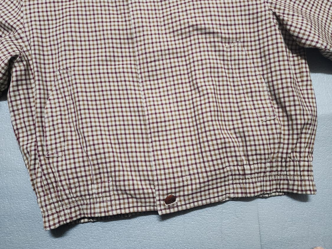 빈티지 카디널 올드스쿨 체크 블루종 자켓 상품이미지3