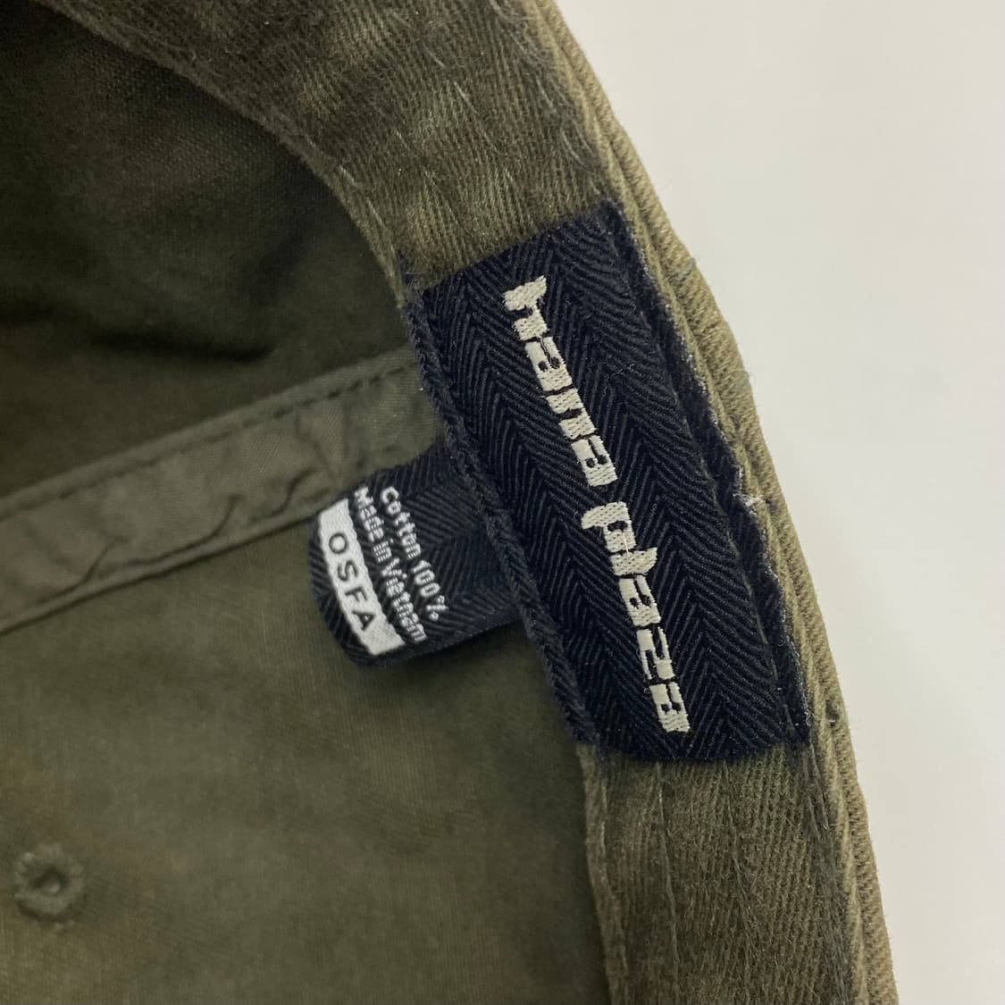 SEAC 로고 빈티지 카키 볼캡 상품이미지4