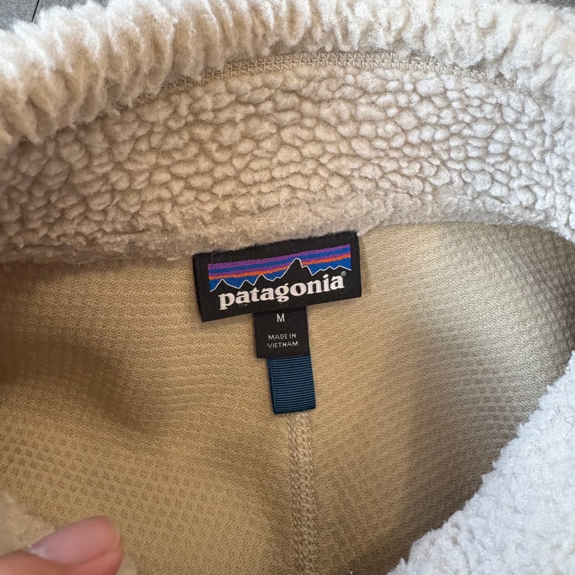 파타고니아 정품 레트로x 플리스 아이보리 자켓  상품이미지5
