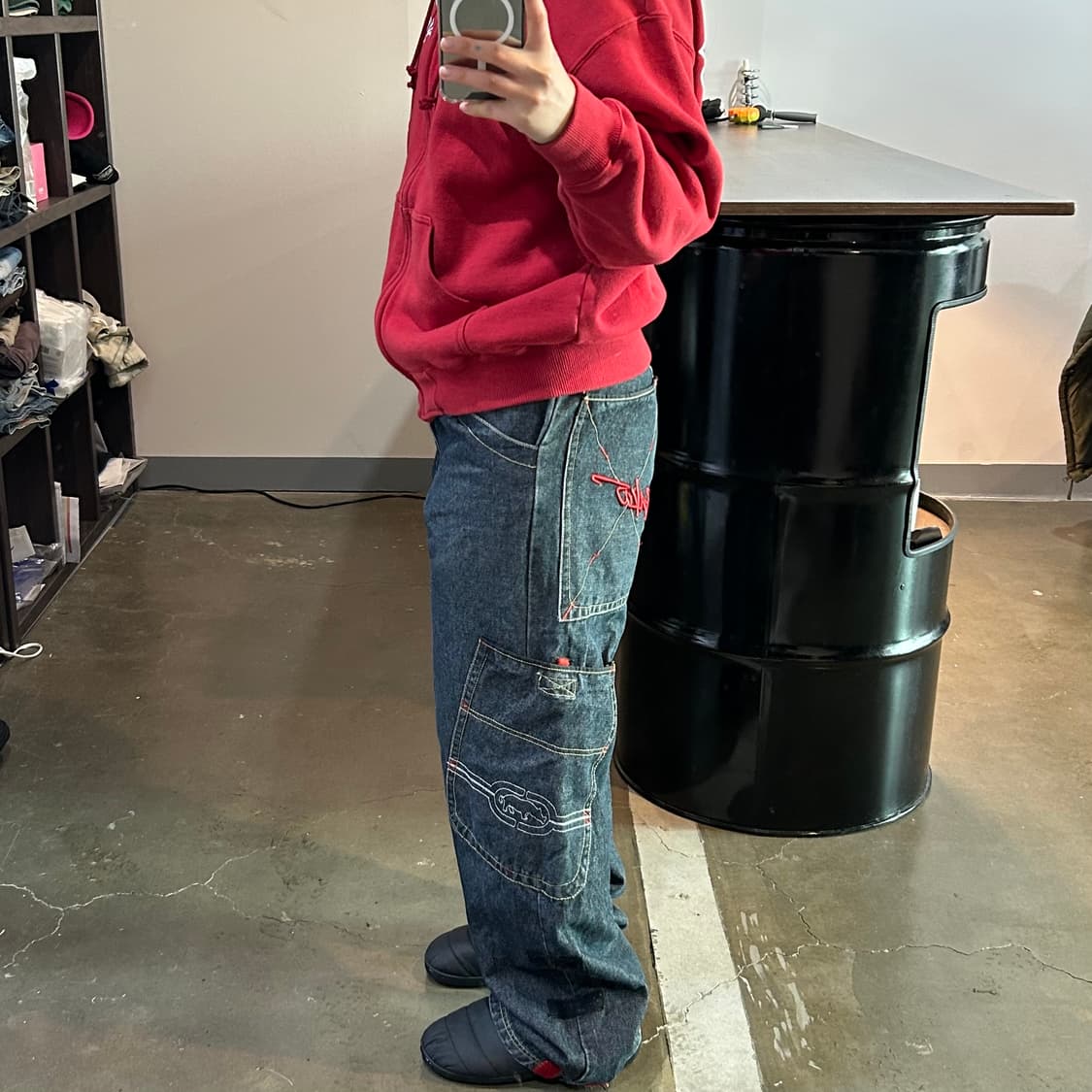 에코언리미티드 힙합 데님팬츠 상품이미지9