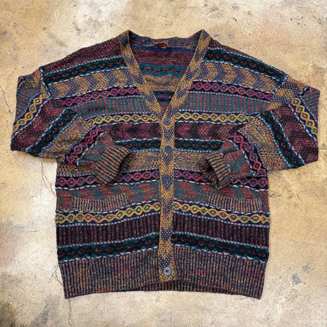 [정품/52] 미쏘니 패턴 니트 가디건 b10 상품이미지2