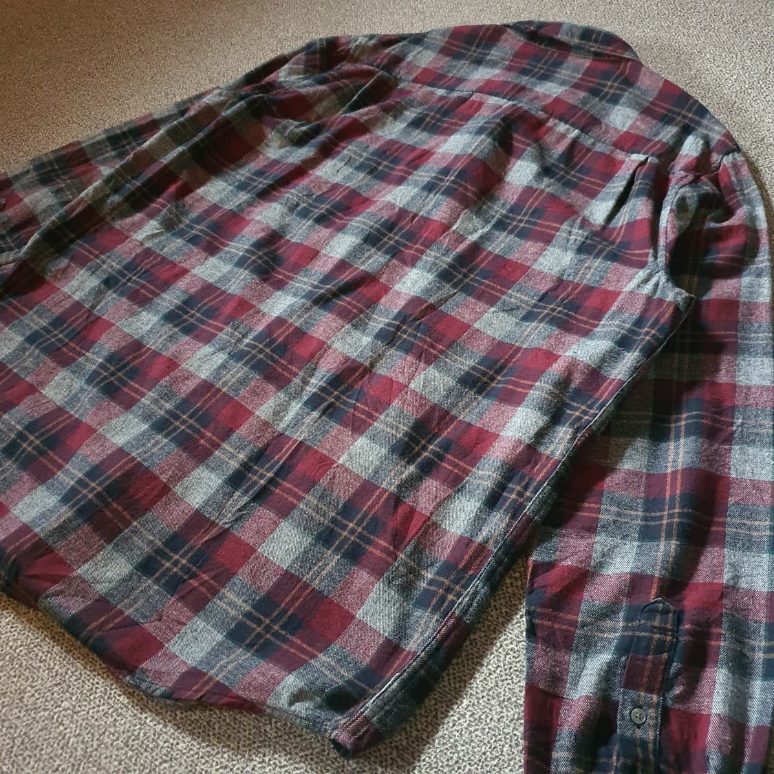 미국 수입 플란넬 체크 셔츠 no.7 상품이미지7