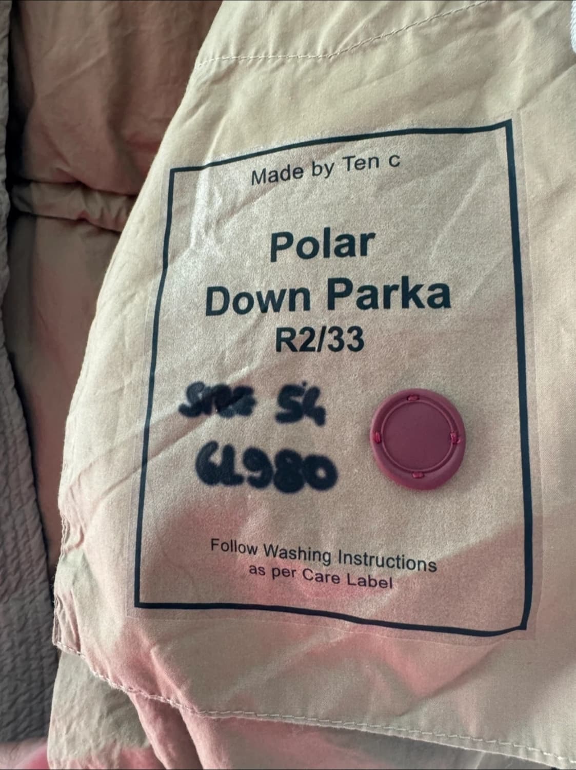 Ten C 텐씨 폴라 다운 파카 54 텐씨패딩 상품이미지9