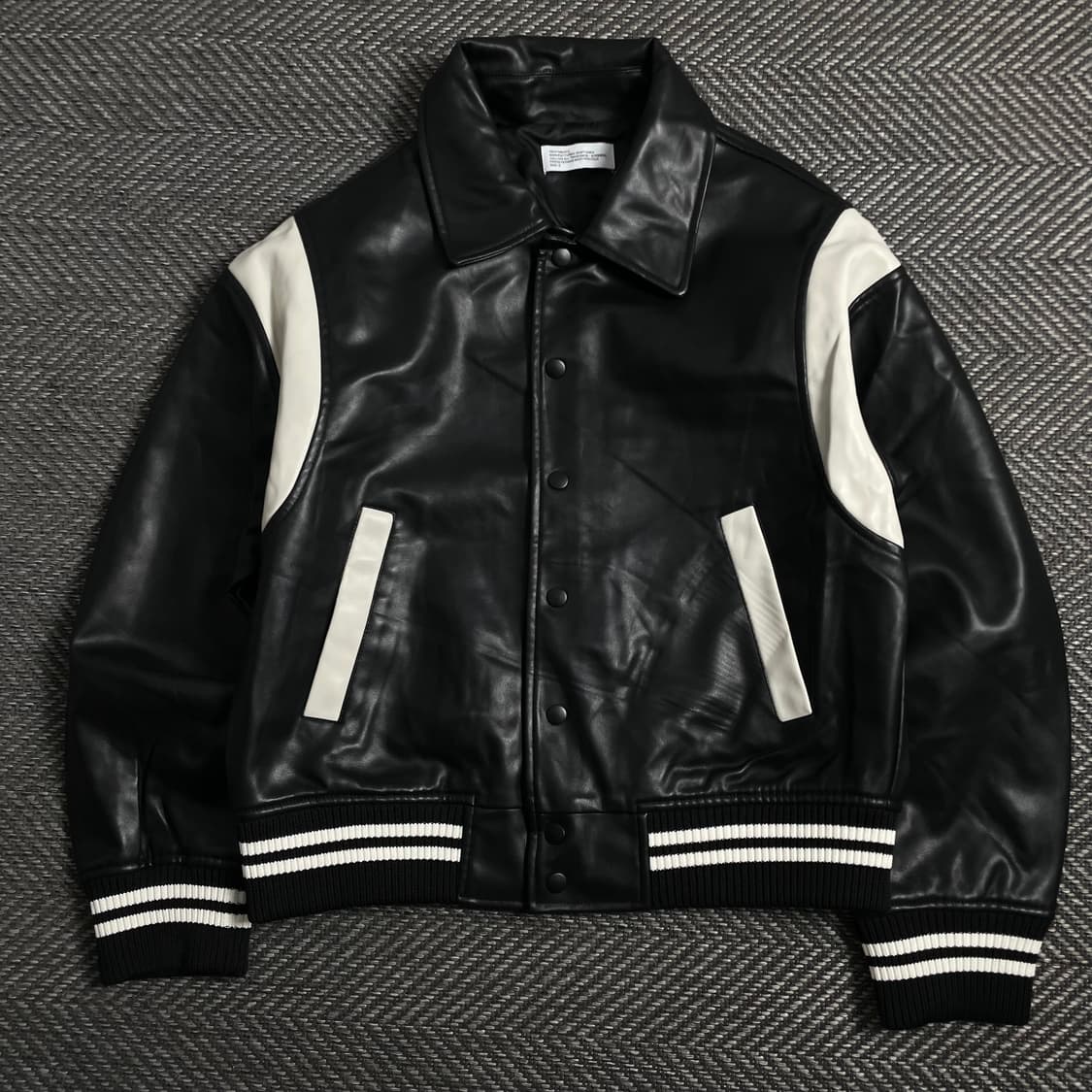 파르티멘토 버핑 레더 바시티 자켓 y 4344 상품이미지2