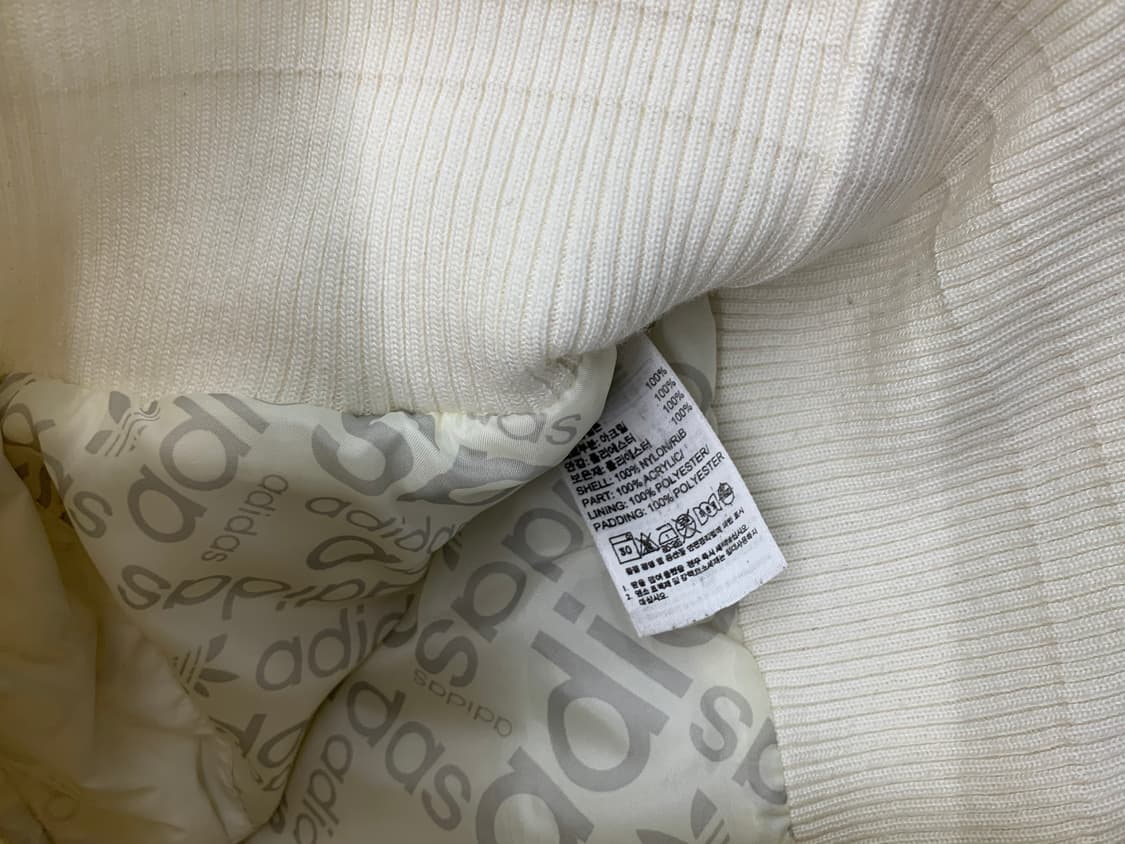 아디다스 와투케 화이트실버 크롭 패디드 다운자켓 상품이미지4
