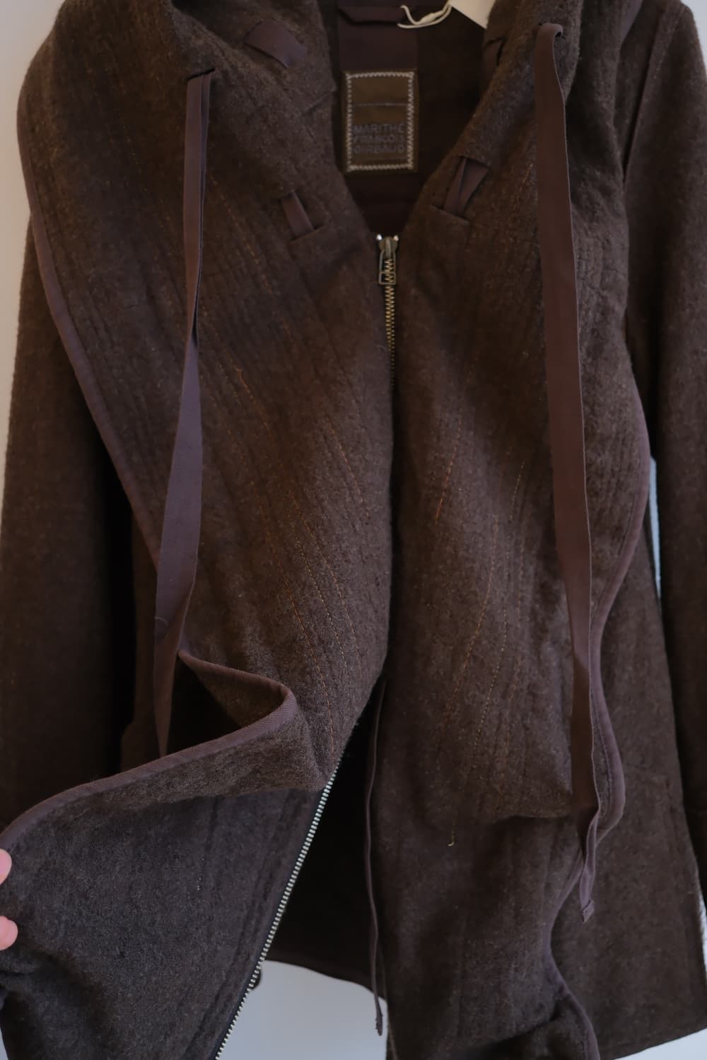 00s Bondage drape hood coat 상품이미지7