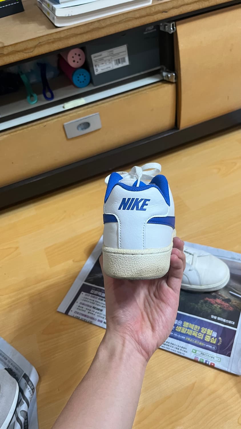 나이키 코트 로얄 (Nike Court Royale) 화이트/게임 로얄 상품이미지4