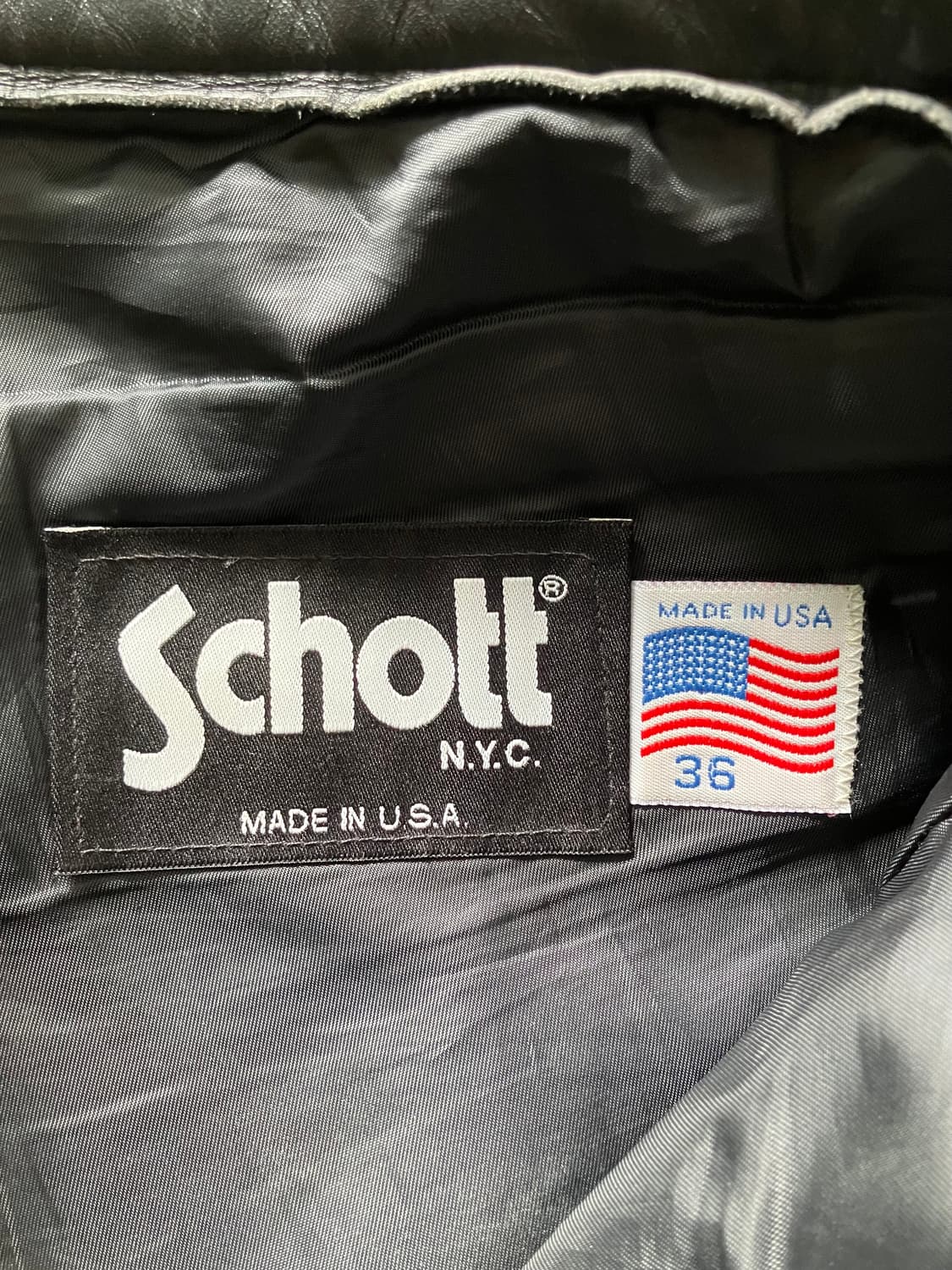 90s schott 쇼트 레더 팬츠 상품이미지3