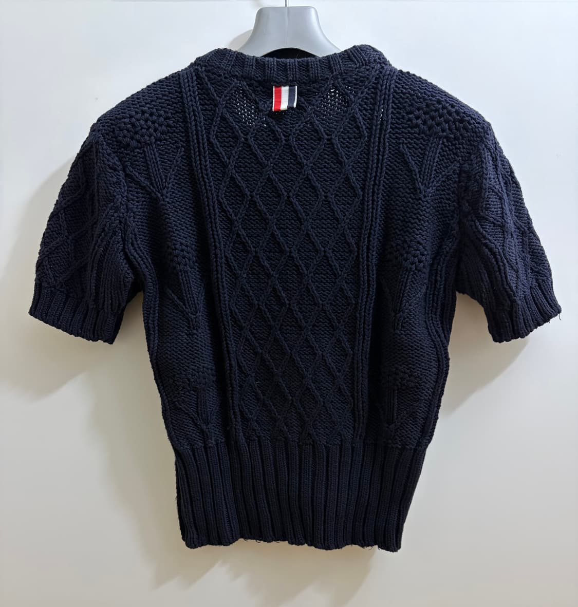 톰브라운 정품 금장 케이블 반팔니트 상품이미지2