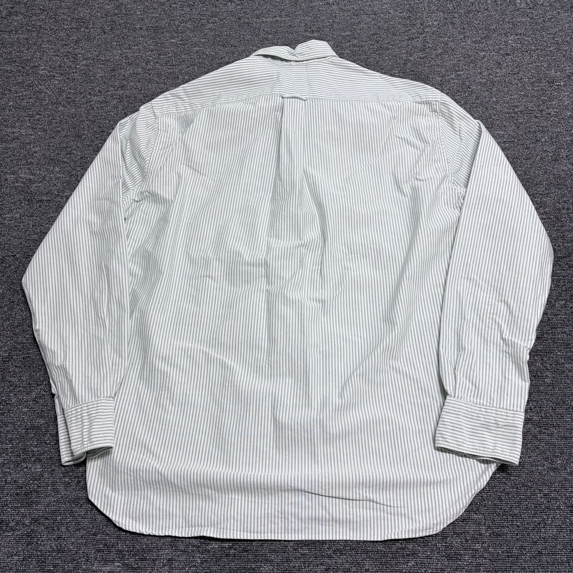 짓먼빈티지 그린 스트라이프 옥스포드 셔츠 상품이미지6