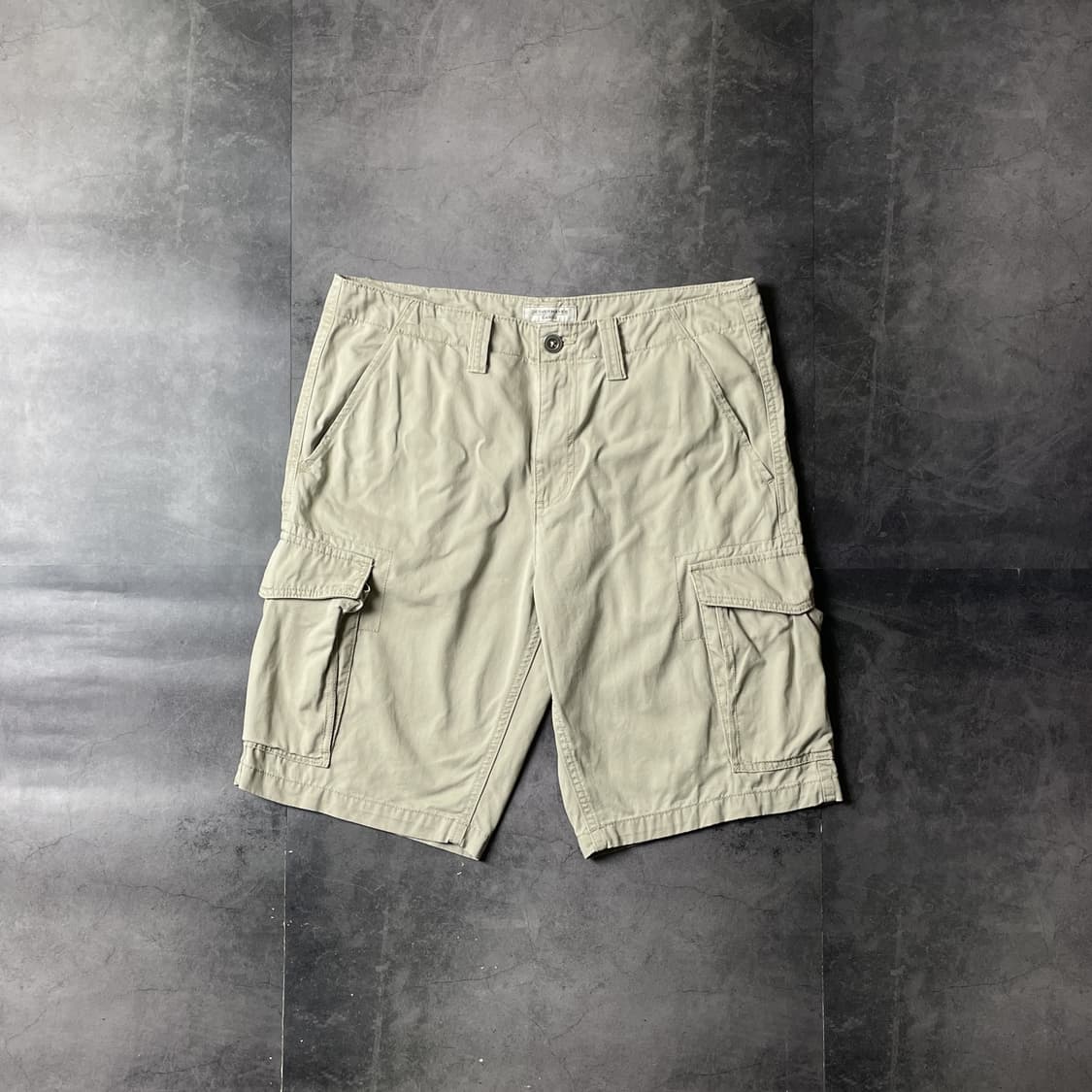 DENVER HAYES 빈티지 베이지 카고 하프 팬츠 A00773 상품이미지1