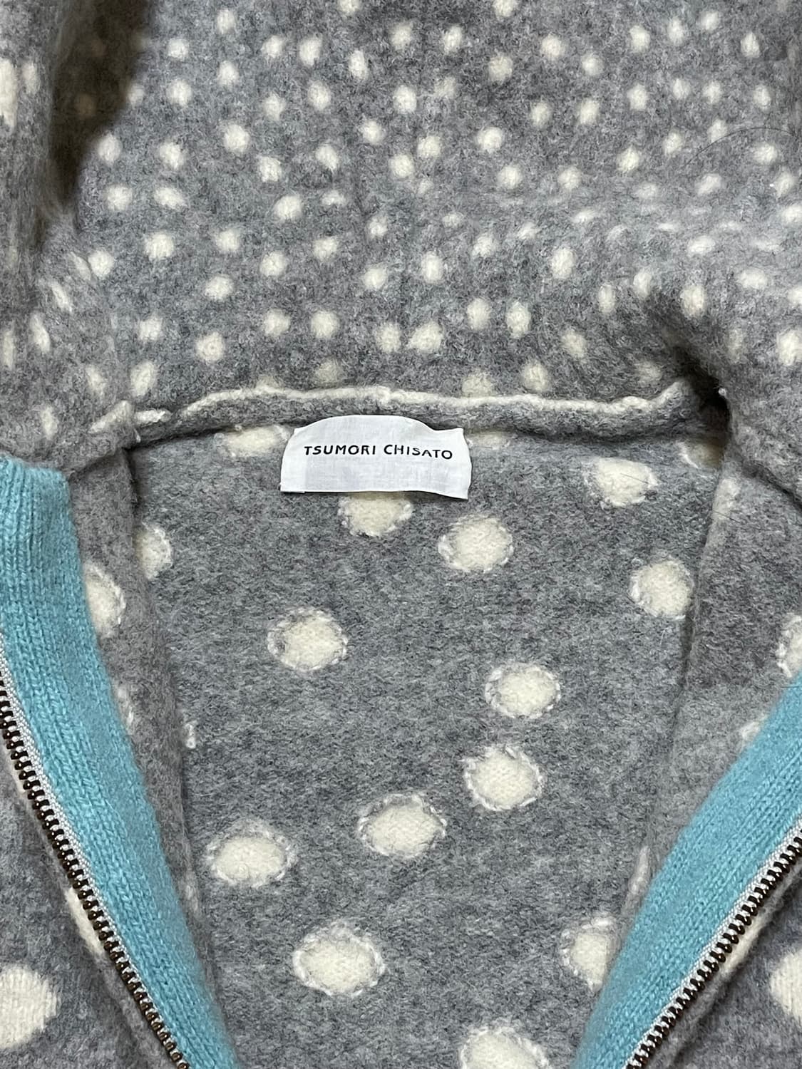 도트 후드집업 상품이미지2