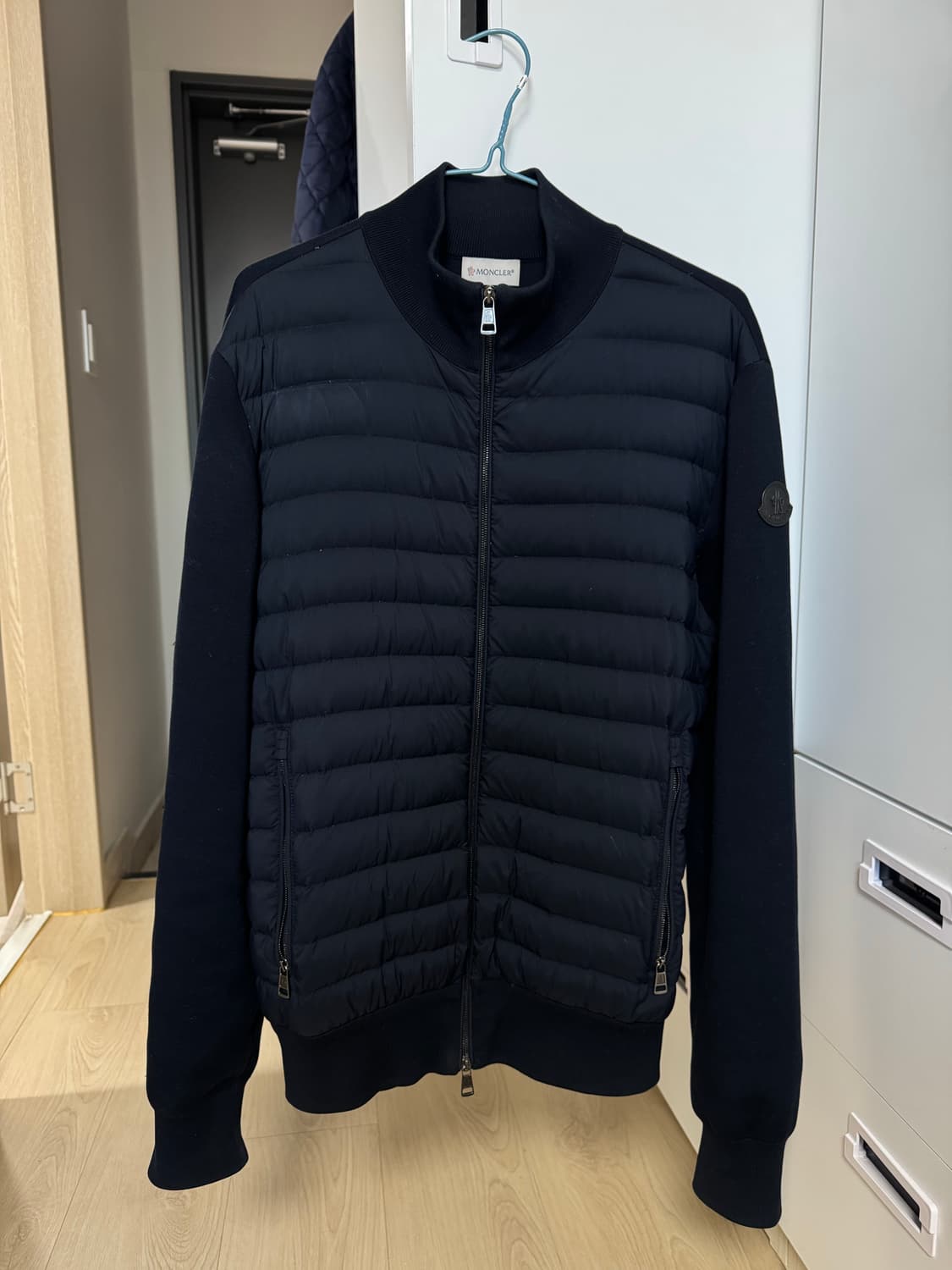 [L]몽클레어 블랙와펜 니트패딩 상품이미지1