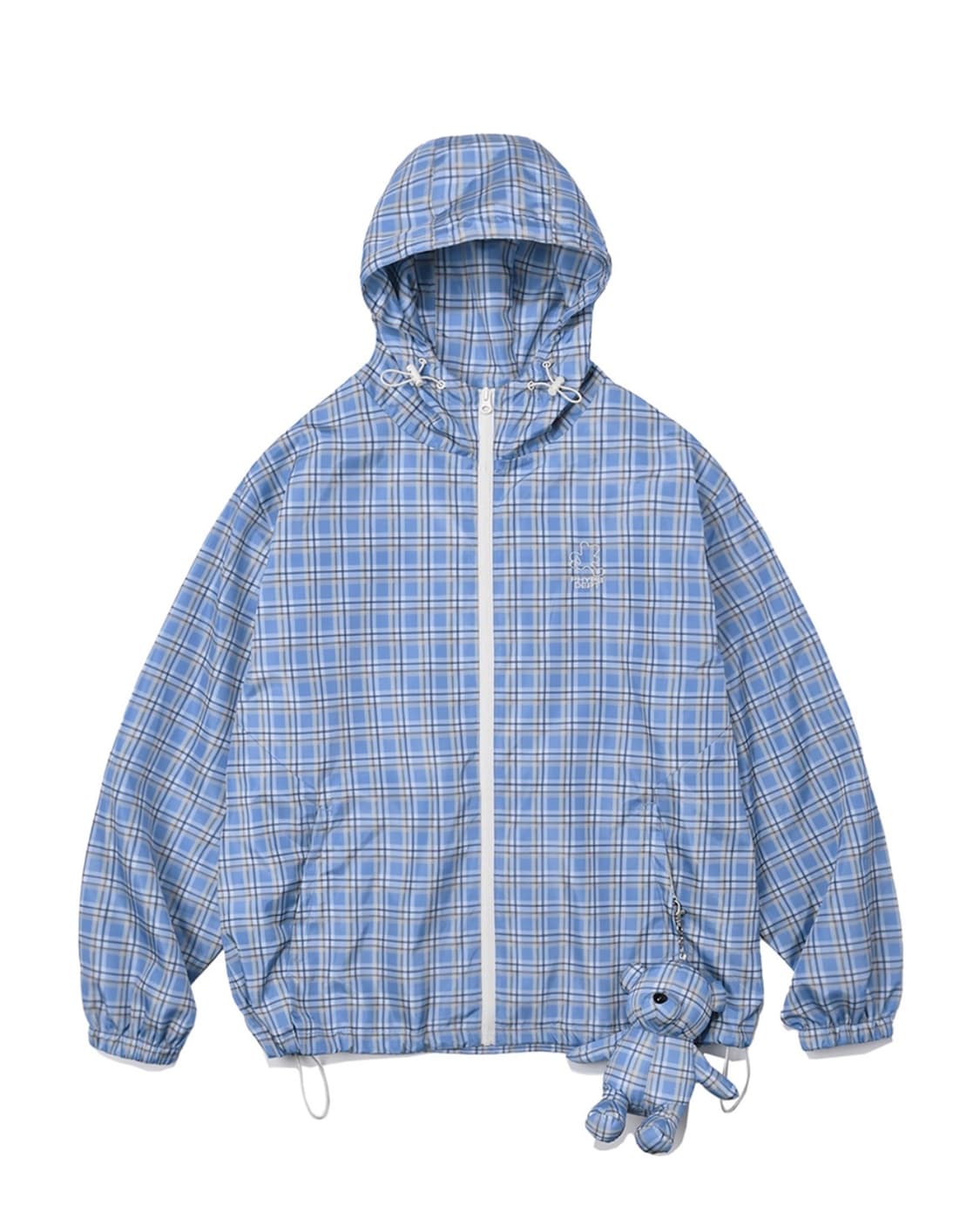 베어키링 체크 윈드 브레이커 상품이미지1