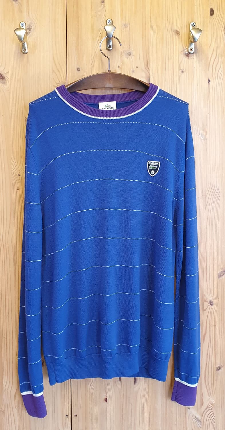 95.라코스테 블루 니트 상품이미지1