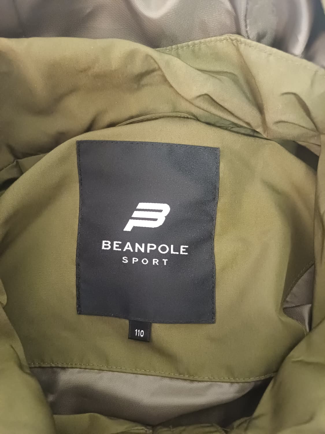 [급매/S급] 빈폴스포츠 정품 후드 바람막이 카키 (110/2XL) 상품이미지4