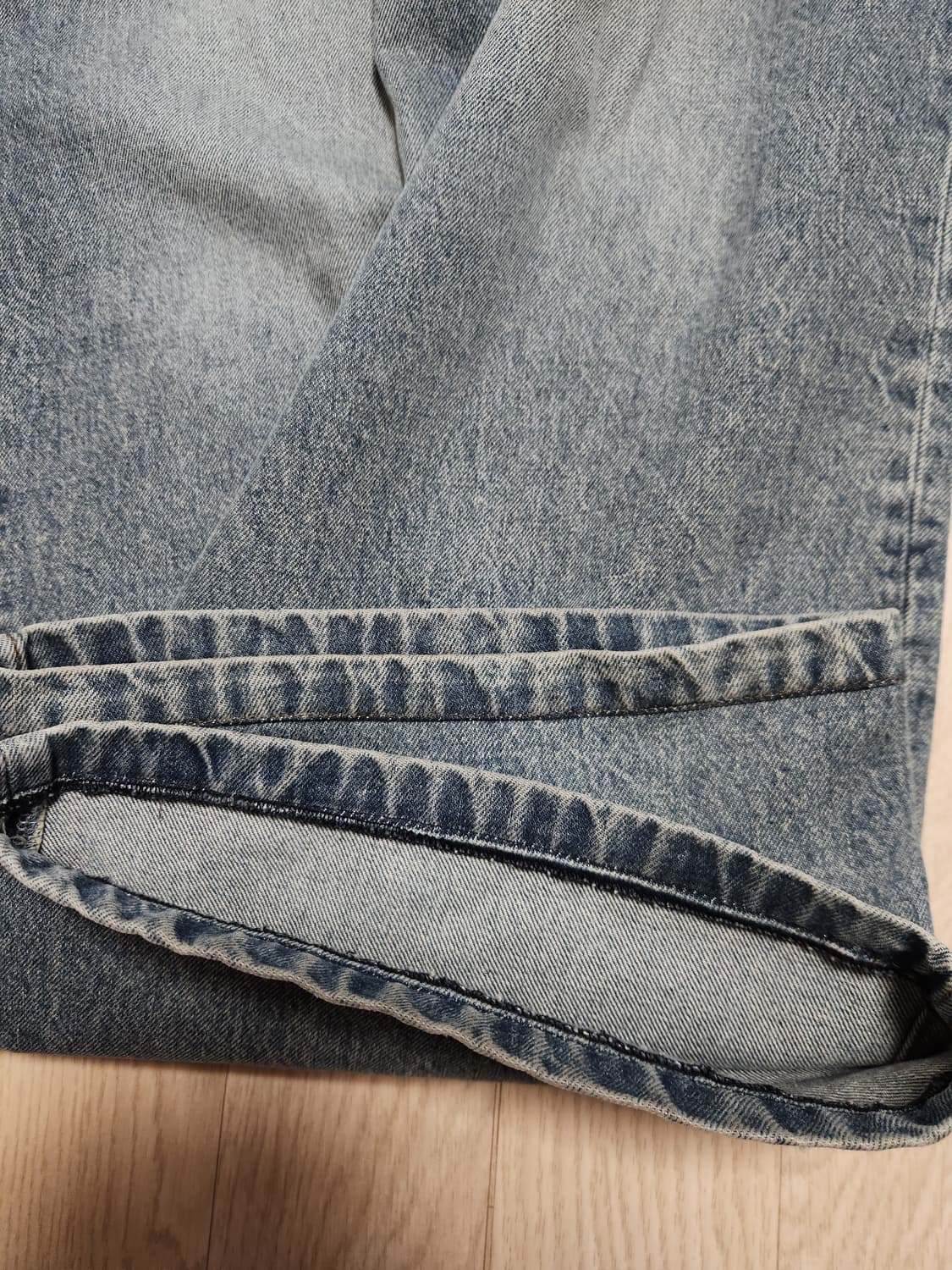 벨리에 트루와이드 데님팬츠 
빈티지 인디고 m 상품이미지4