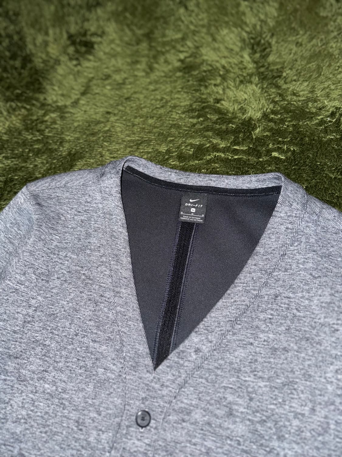 [M] 나이키 라이프 드라이핏 가디건 그레이 상품이미지2