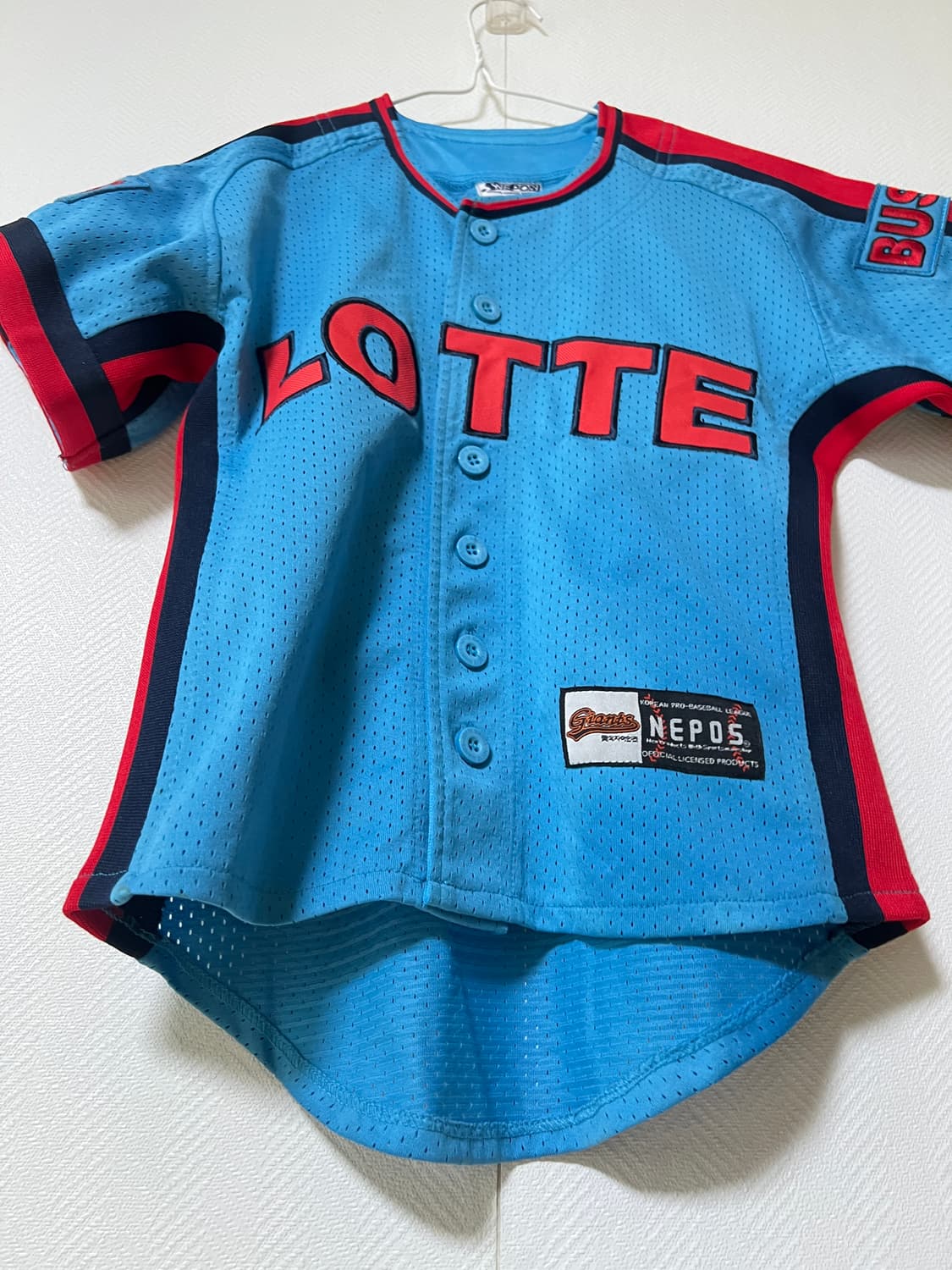 롯데자이언츠 키즈 챔피언 유니폼 사이즈5 상품이미지3