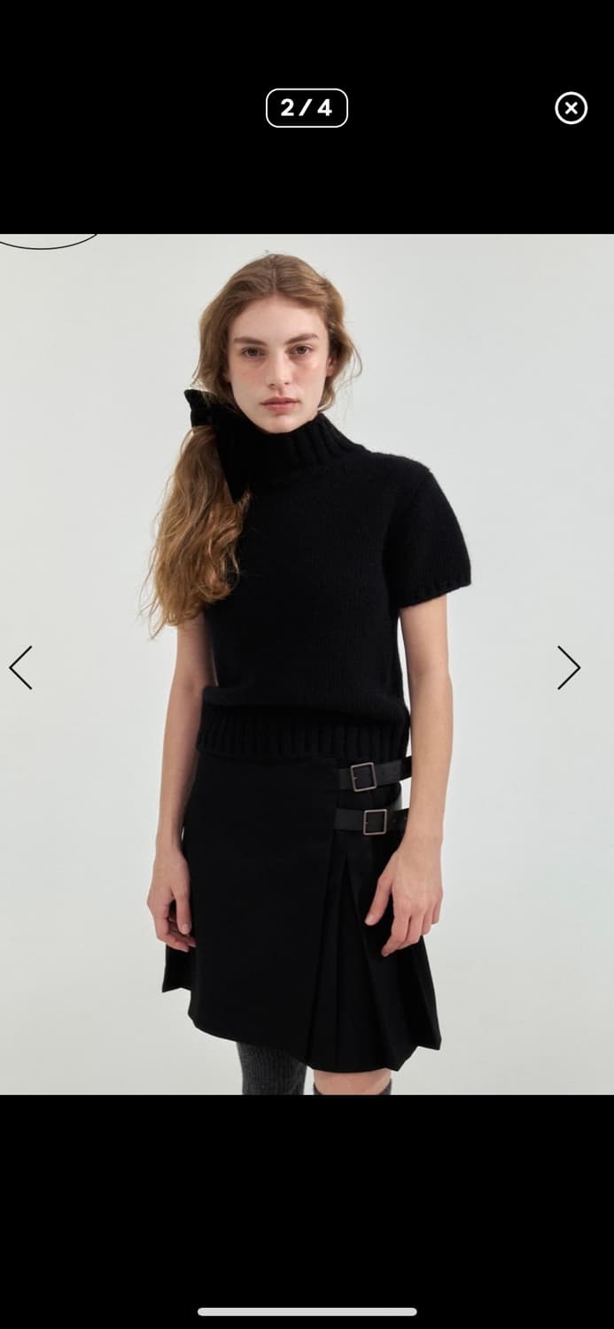 더바넷 하프 터틀넥 니트 상품이미지2