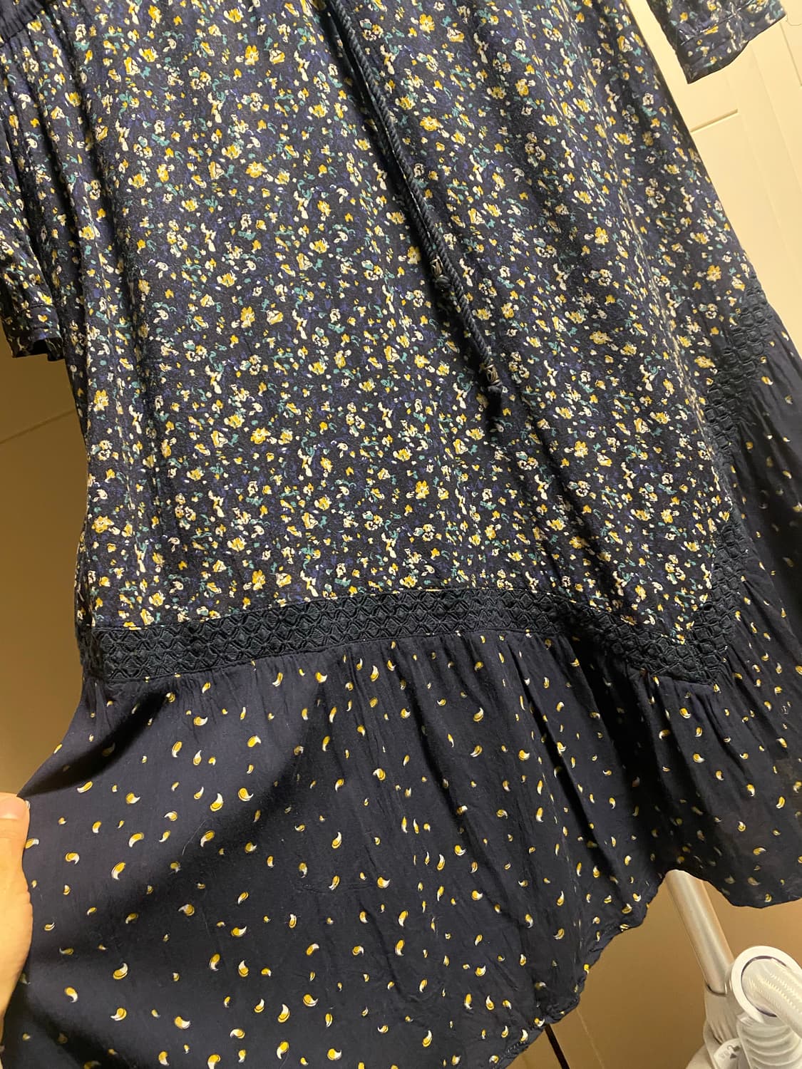 써스데이아일랜드 플라워 롱 원피스 S 상품이미지8