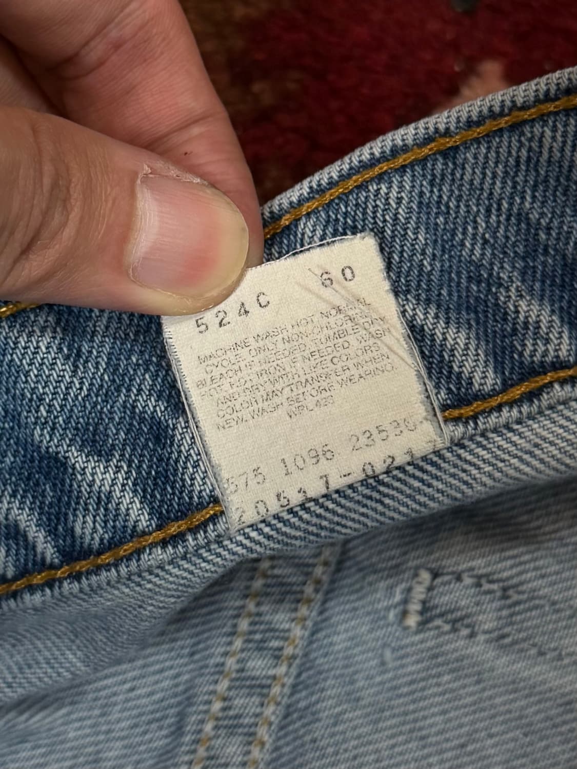 90's USA Made 빈티지 리바이스 517 오렌지탭 부츠컷 상품이미지10