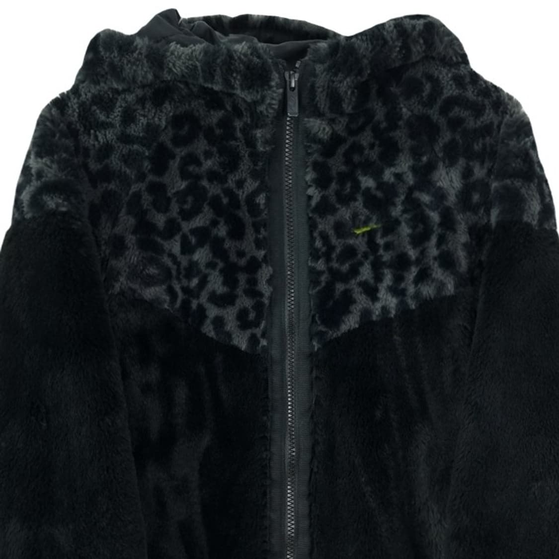 [나이키] 스우시 자수 레오파드 후드 쉐르파 후리스 자켓 M19568 상품이미지4