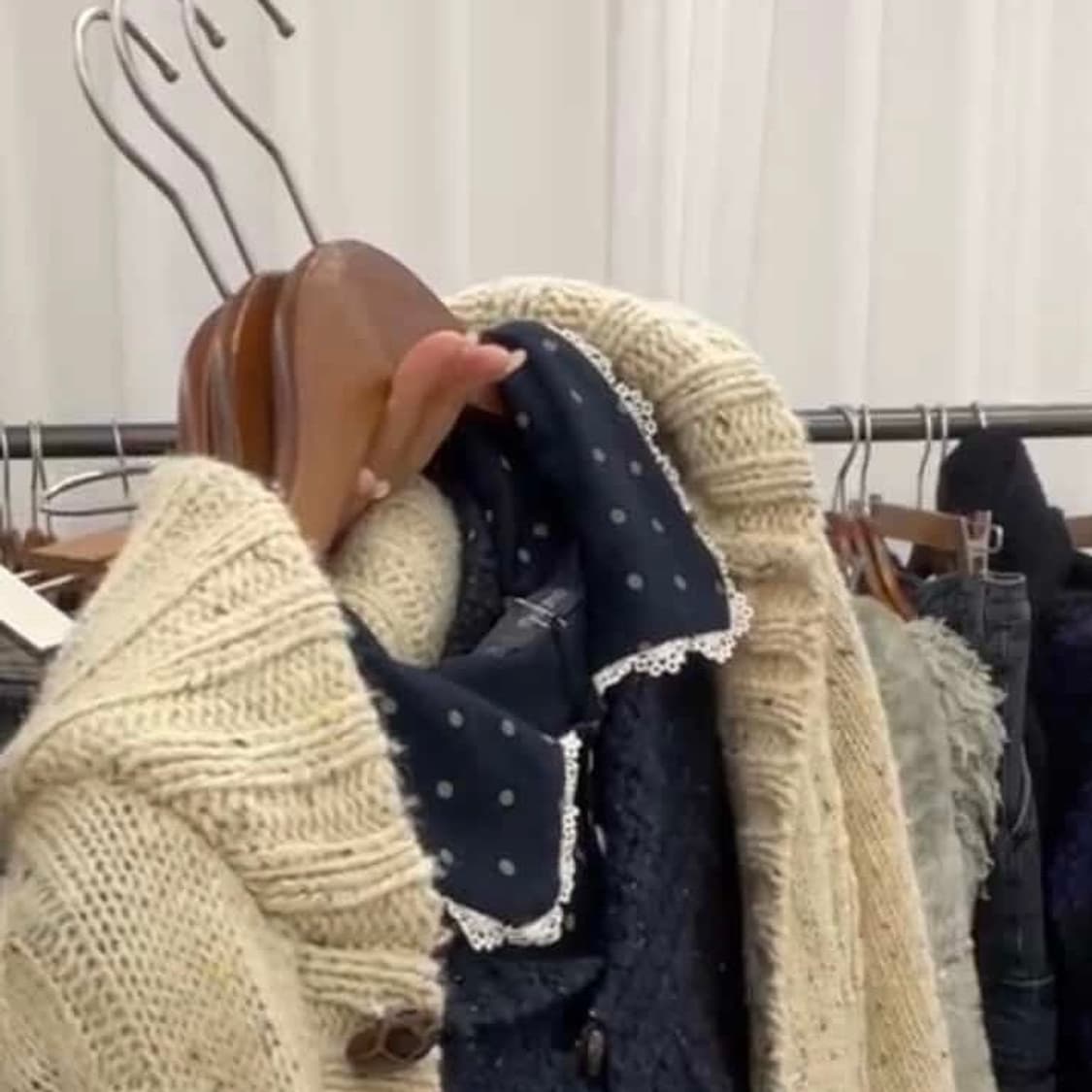 네이비 도트 셋  상품이미지1