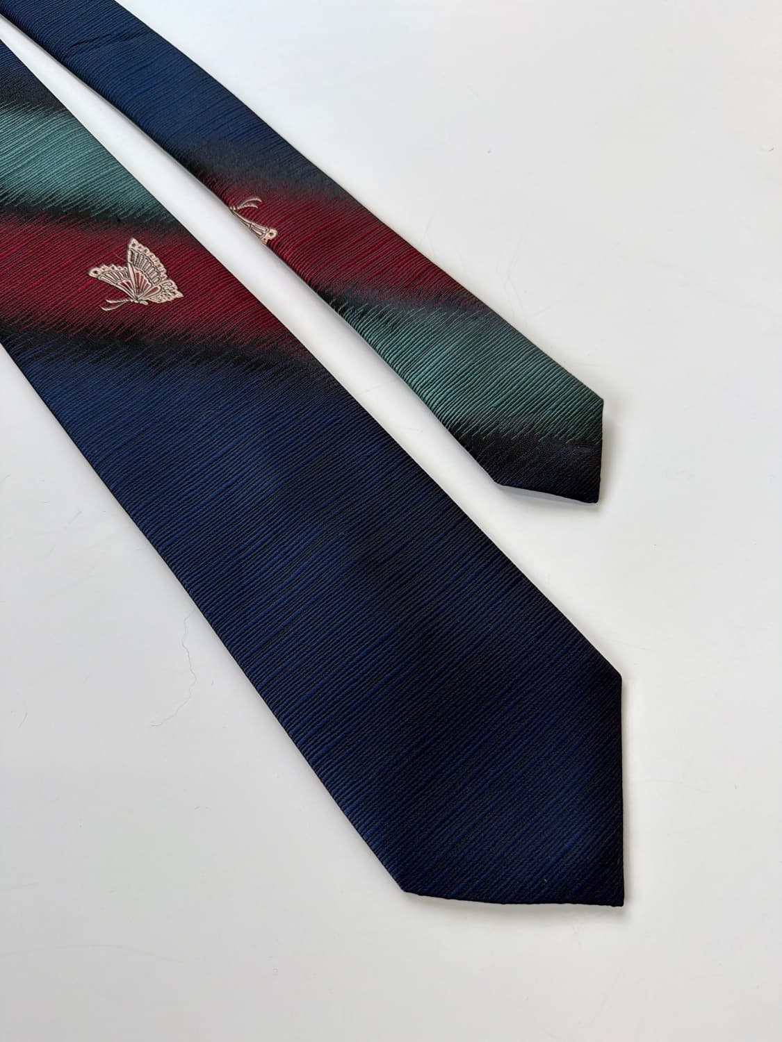 빈티지 나비 무늬 넥타이 8cm 상품이미지4