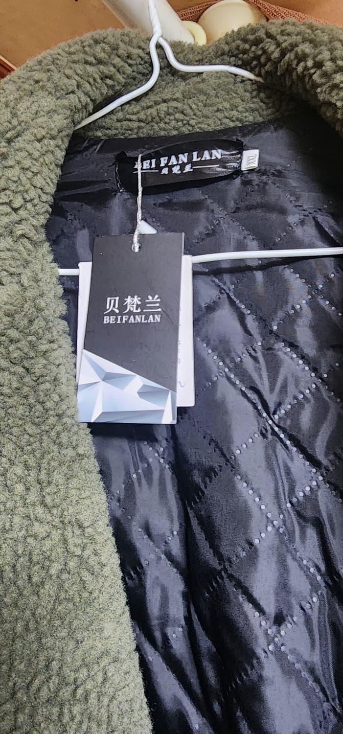 남성 뽀글이 플리스 자켓 풀오버 롱코트2xl새상품 가격팍인하 상품이미지3