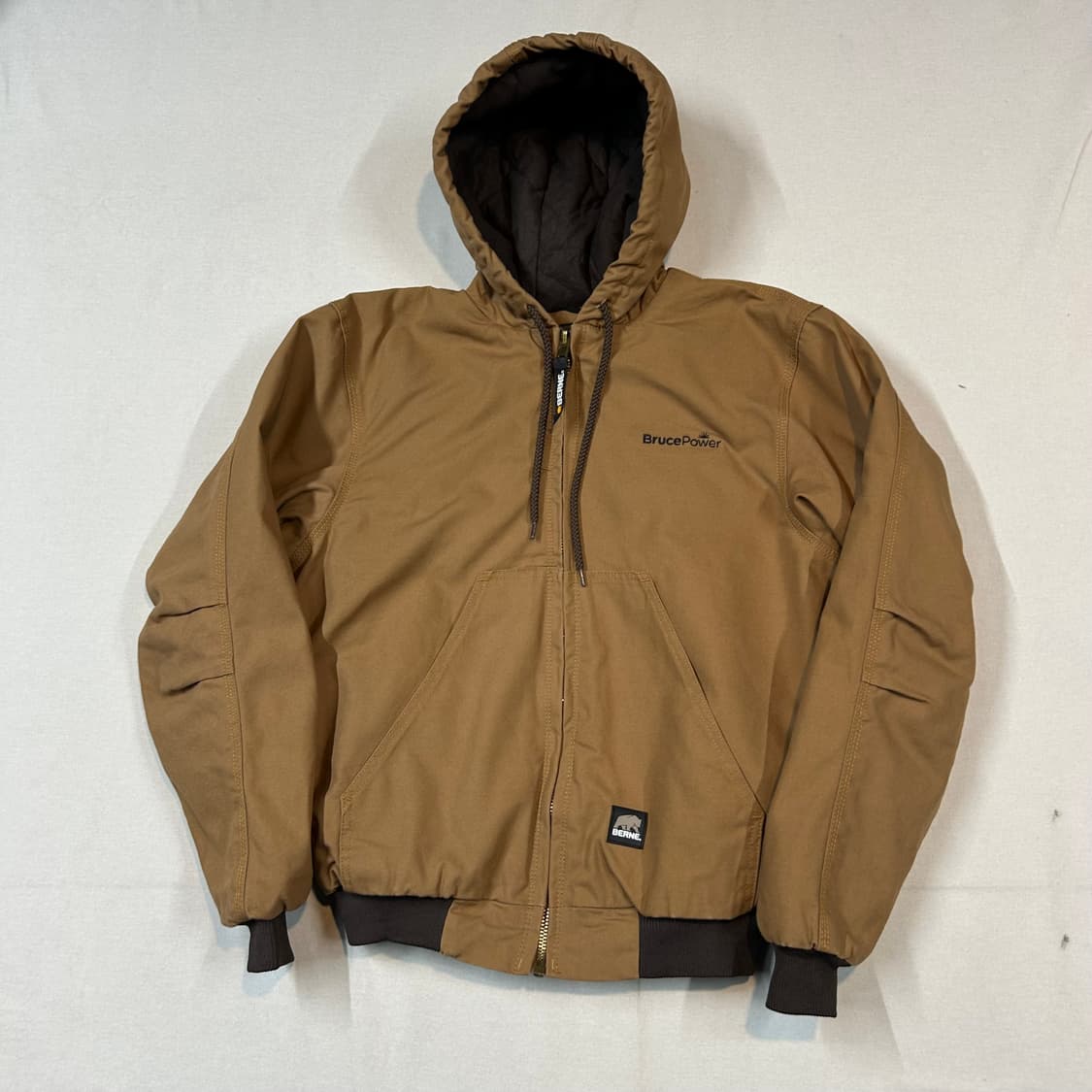 M) BERNE USA 빈티지 워크웨어 액티브 후드집업 자켓 상품이미지1