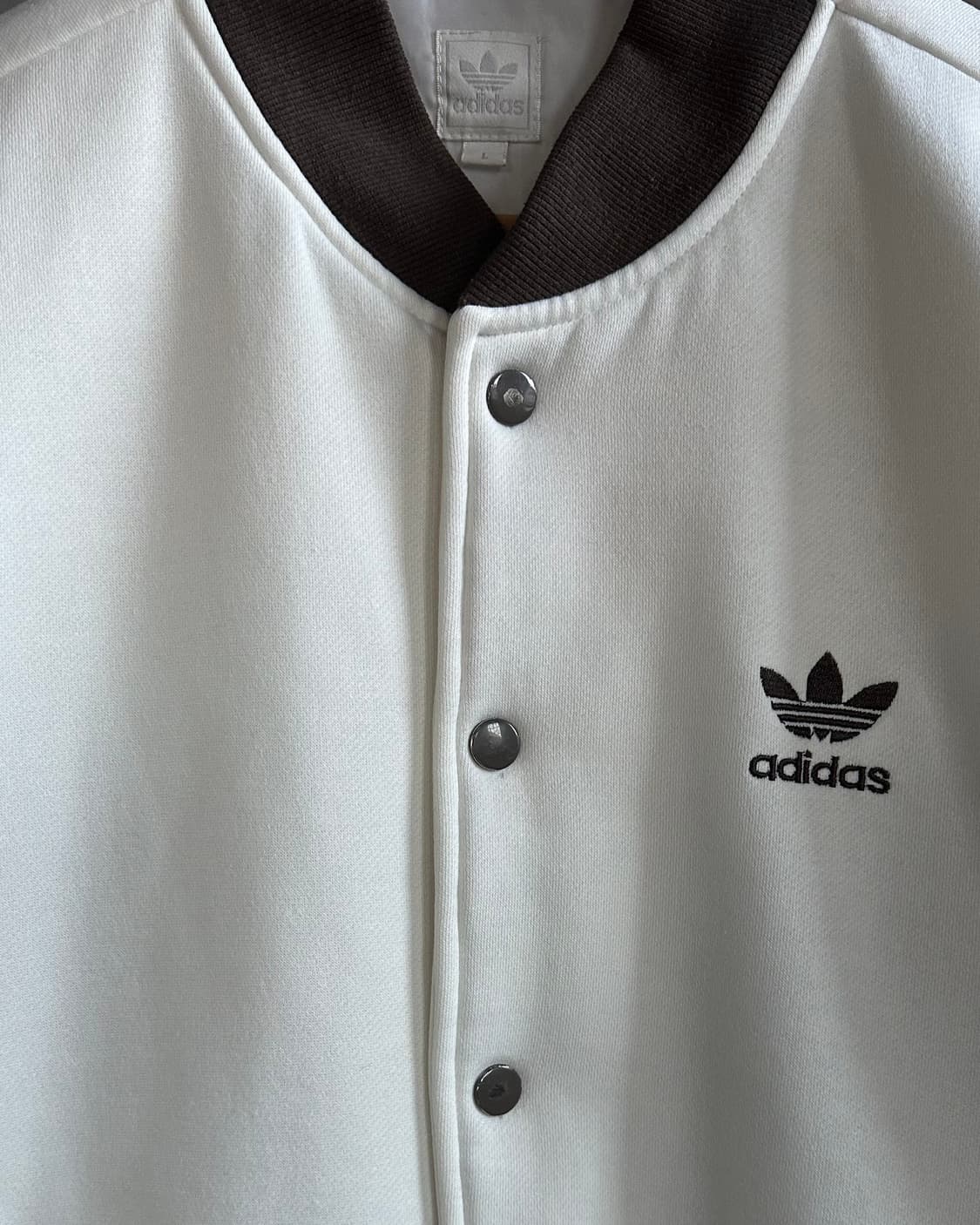 [L]아디다스 오리지널 브라운 코튼 바시티 자켓 상품이미지6