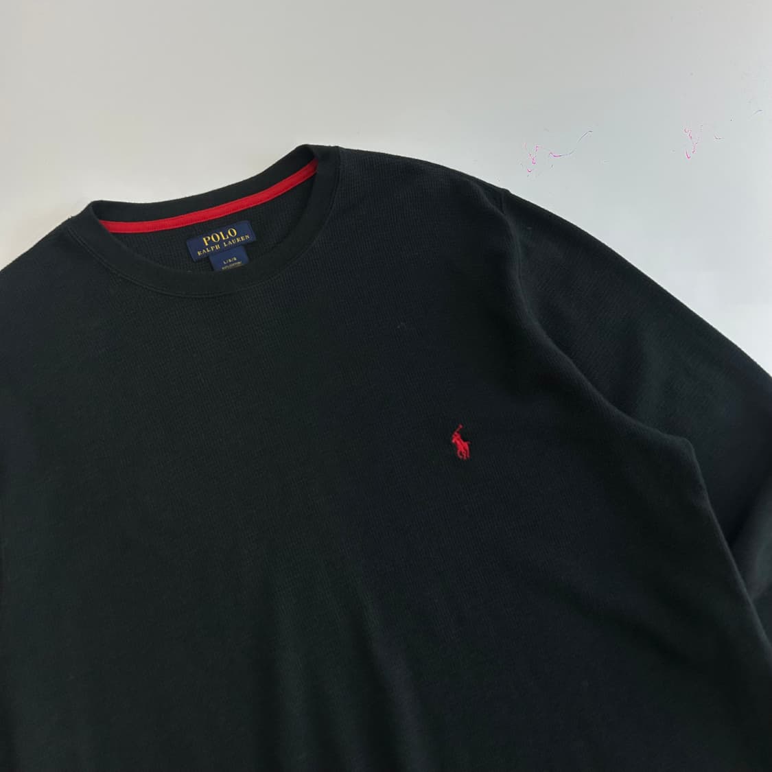 Polo 폴로 레드포니 블랙 와플니트 상품이미지4